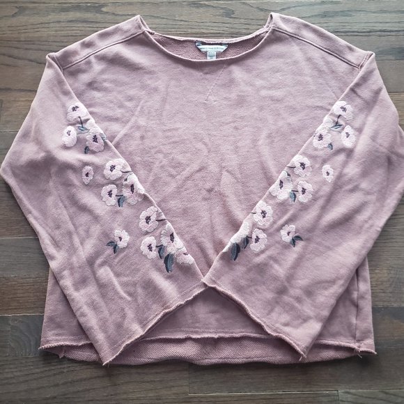 American Eagle Embroidered Pullover Sweater - Picture 1 of 5